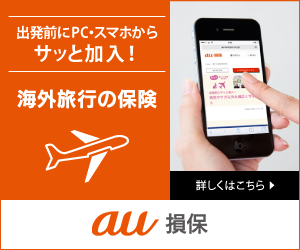 au損保の海外旅行保険